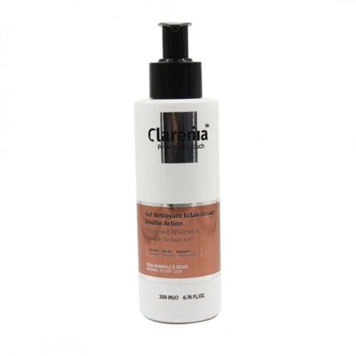 Clarenia Gel Nettoyant Double Action Peaux Normales  à Seches 200ml