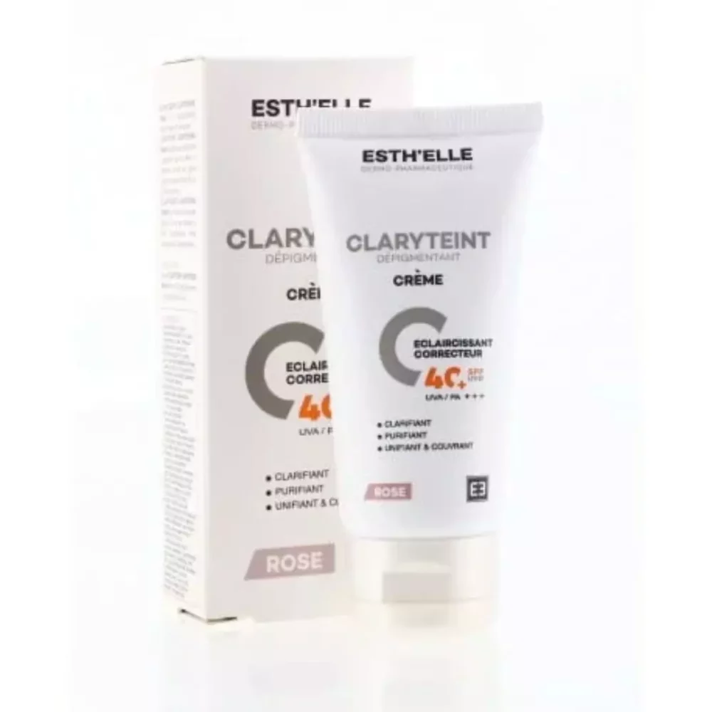 ESTHELLE ÉCRAN TOTAL CLARYTEINT ROSE 50ML SPF 40+