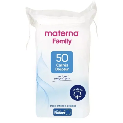 materna 50 coton carrés