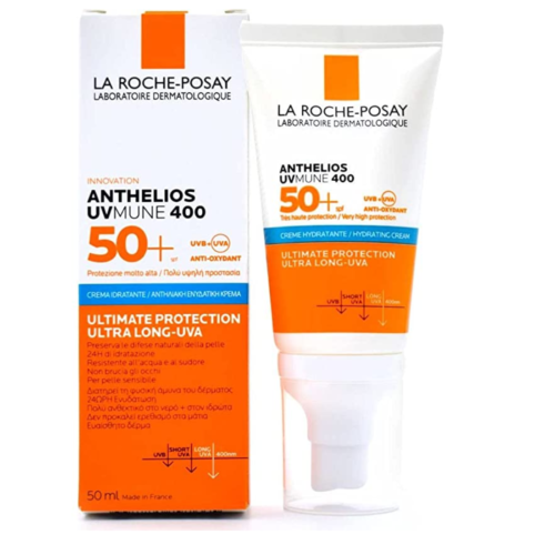 la roche posay anthelios uvmune 400 creme solaire peau sensible spf50+ 50ml