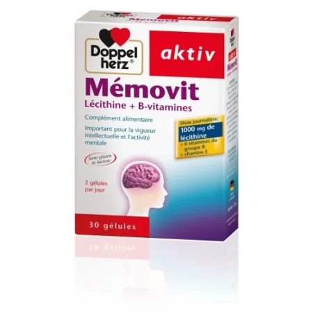 aktiv memovit lecithine+b-vitamines 30 gelules