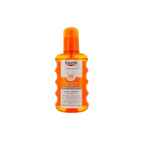 eucerin sun sensitive protect spray transparent spf50 200ml