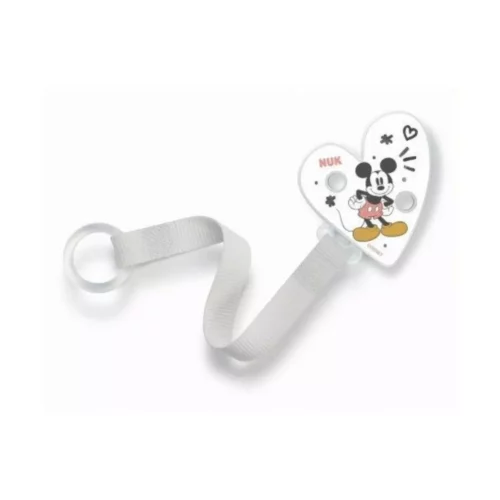 attache  sucette mickey ruban duo-nuk