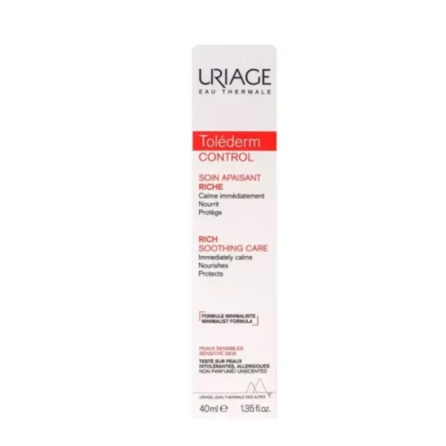 uriage tolederm control soin apaisant creme riche