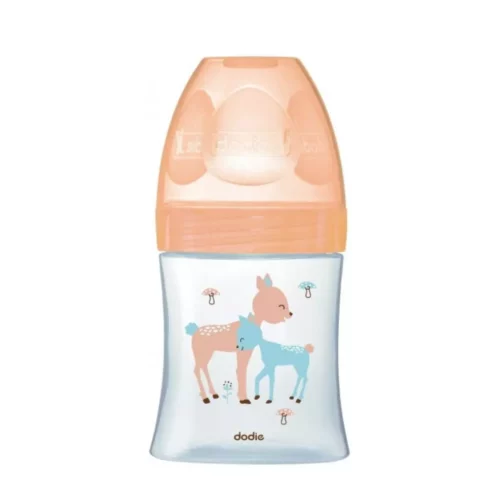 dodie biberon sensation verre 150 ml beige biche 0-6 mois