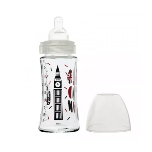 dodie biberon sensation + verre london 270ml 0-6 mois