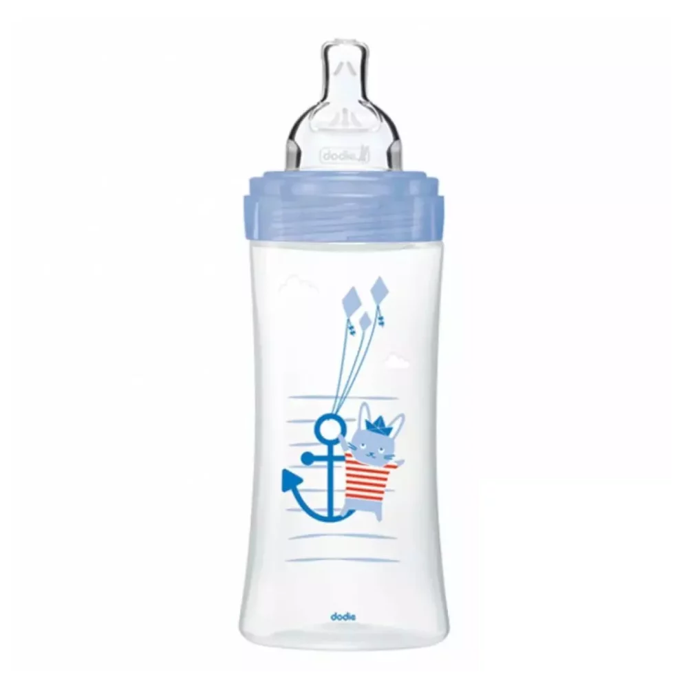 DODIE Biberon Sensation+ Anti colique Mer 0-6M 330ML