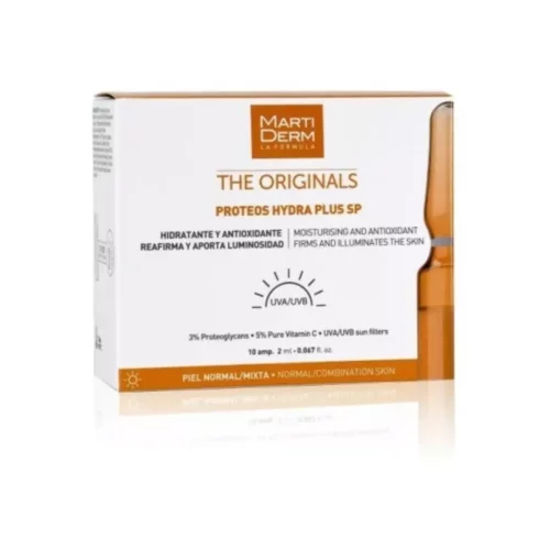 martiderm the originals proteos hydra plus sp peaux normales-mixtes 10 ampoules