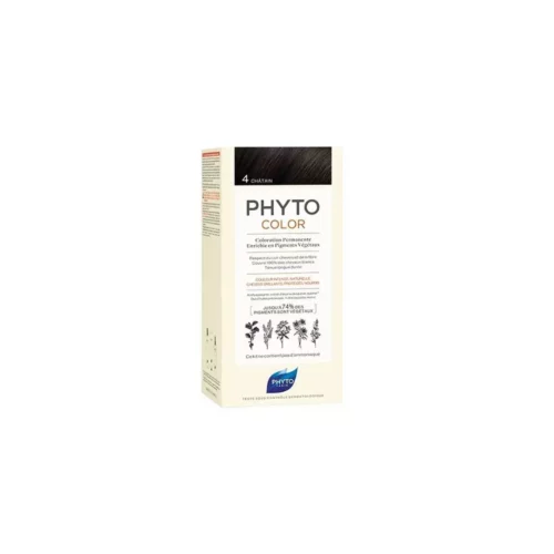 phyto phytocolor couleur soin 4 chatain