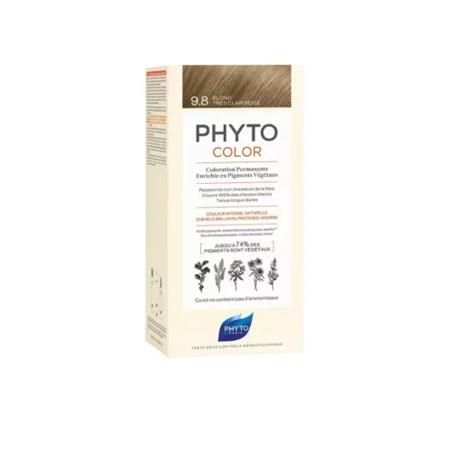 phyto phytocolor 9.8 blond tres claire beige