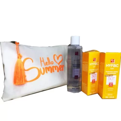hyfac trousse 2 sun teinte + eau micell 200ml