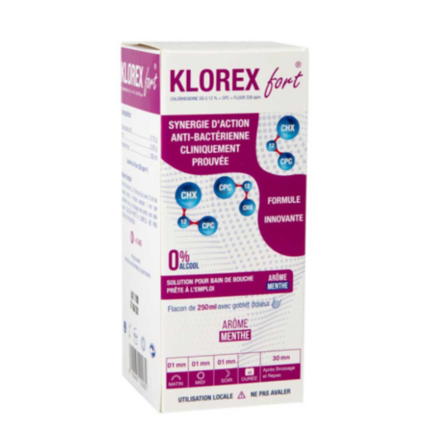 klorex fort bain de bouche fl250ml