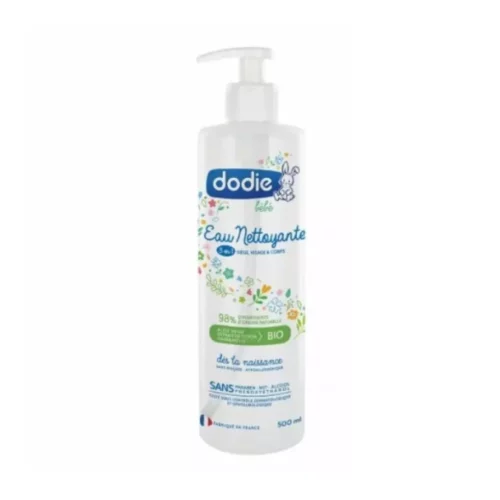 dodie eau nettoyant 3 en 1 flacon pompe 500ml