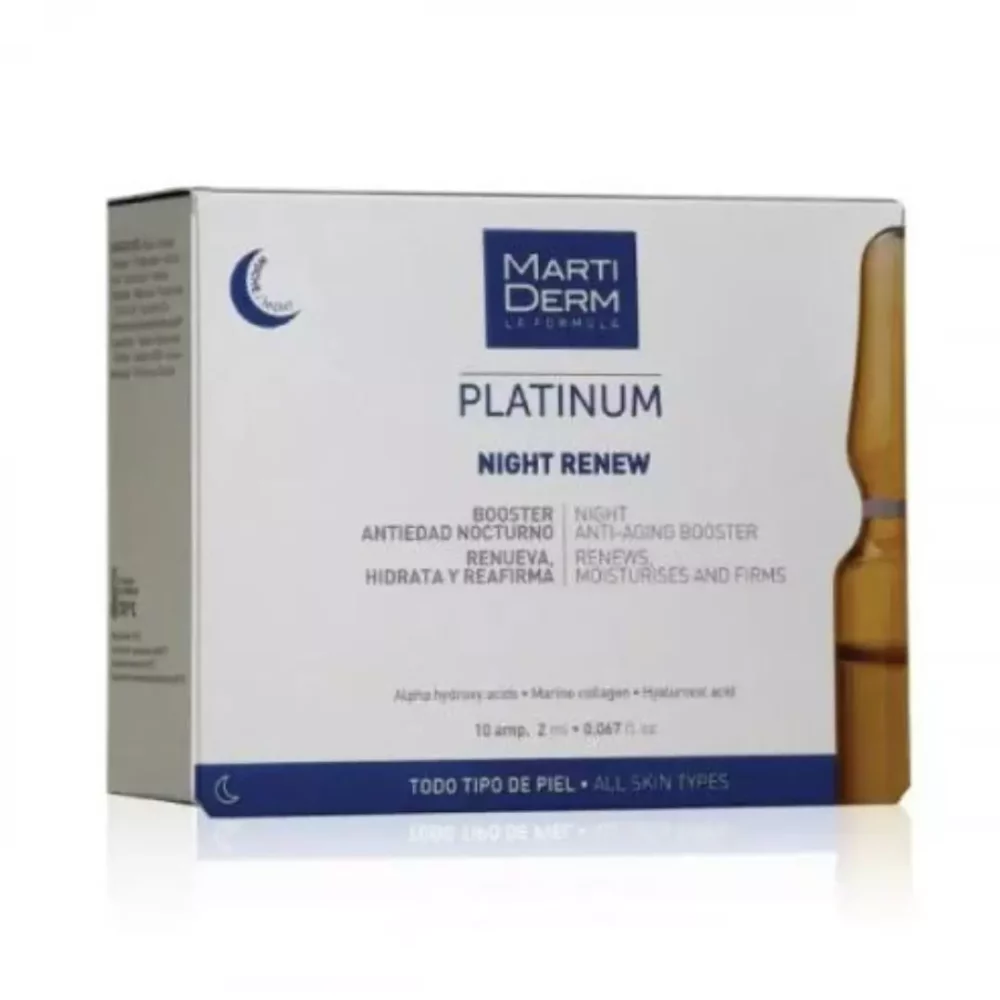 MARTIDERM PLATINUM NIGHT RENEW 10 AMPOULES