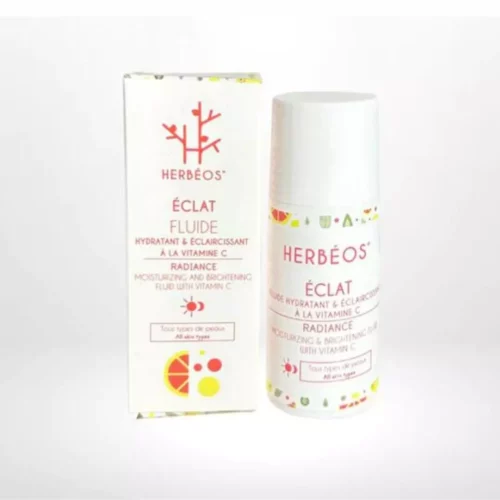 herbéos fluide clarifiant éclat a la vitamine c hydratant eclaircissa