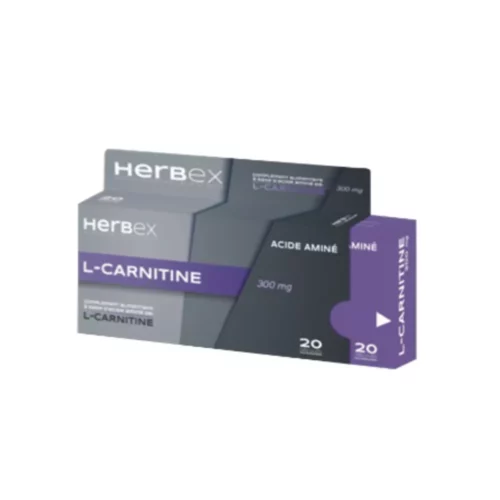 herbex l-carnitine bt 20 gelules