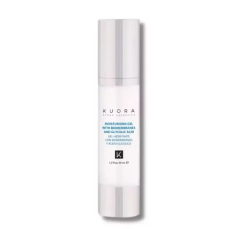 kuora gel hydratant aux biomembranes et a l'acide glycolique spf10 50