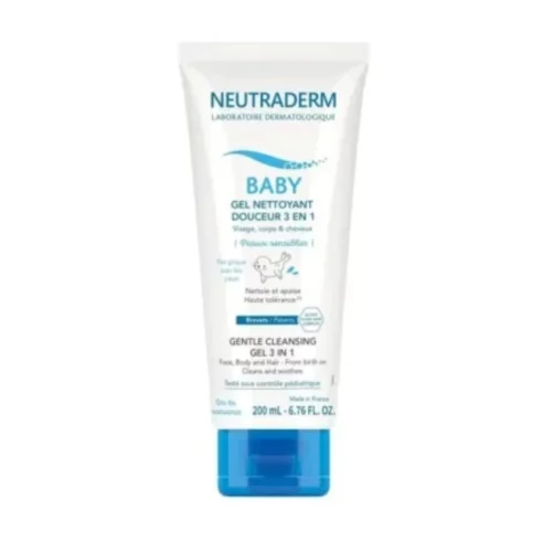 neutraderm baby gel nettoyant douceur 3 en 1 200ml