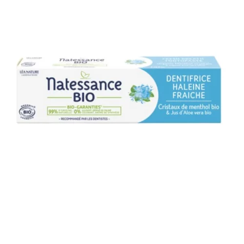 natessance dentifrice haleine fraiche