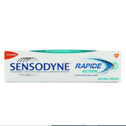SENSODYNE Dentifrice Rapide Action Extra Fresh, 75ML