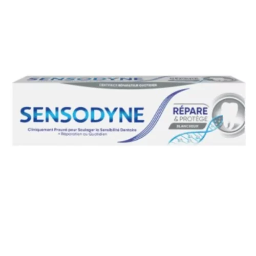 SENSODYNE Dentifrice Blancheur Repare et Protege, 75ML