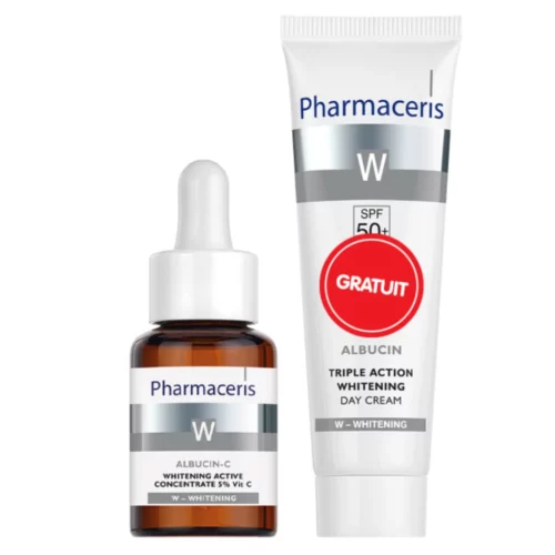 Pharmaceris coffret albucin-C+creme de jour eclaircissante gratuit