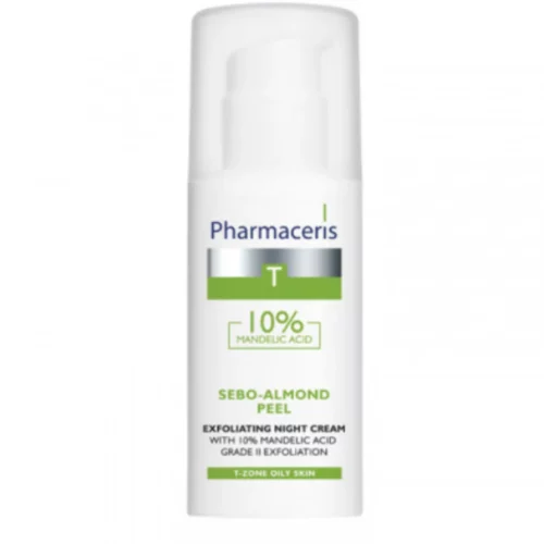 Pharmaceris t sebo‐almond peel creme de nuit exfoliante 50ml