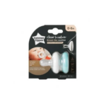 TOMMEE TIPPEE CLOSER TO NATURE 2 SUCETTES BREAST-LIKE NUIT 0-6M