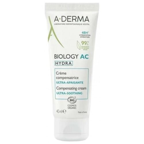 ADERMA BIOLOGY AC HYDRA CREME COMPENSATRICE ULTRA‐APAISANTE BIO 40 ML