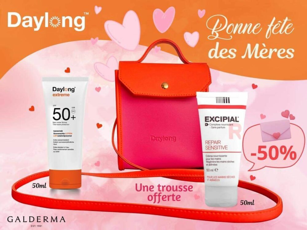 Daylong Trousse Extreme Lait 50ml+Excipial Repair Sensitive (-20%)