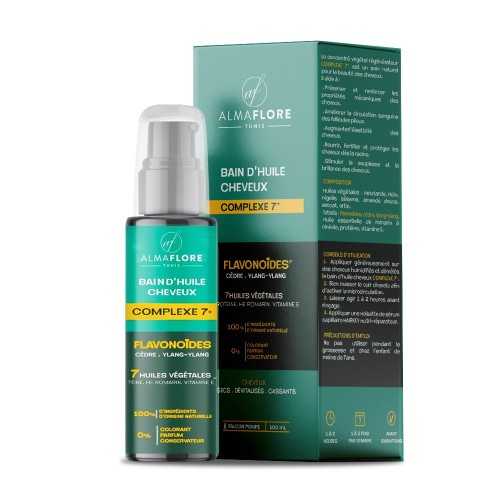ALMAFLORE BAIN HUILE POUR CHEVEUX
