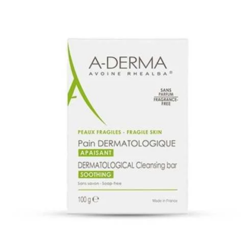 A-DERMA pain dermatologique au LAIT D'AVOINE 100G