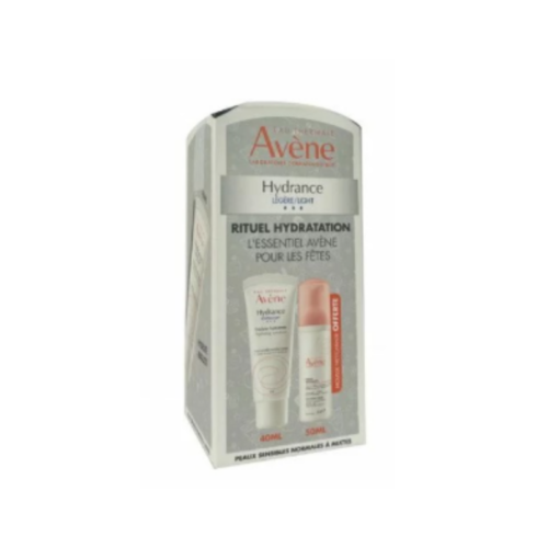 AVENE RITUEL HYDRATATION hydrance legere  40ml+MOUSSE NETTOYANTE 50ml
