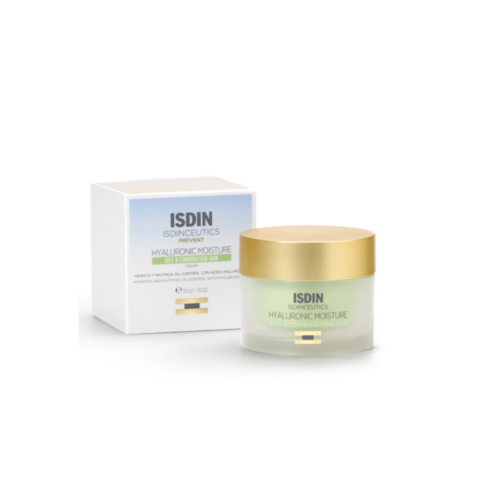 ISDIN isdinceutics CREME HYDRATANTE a base d'acide hyaluronique peaux mixtes a grasses 50G