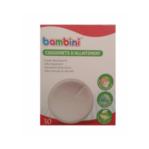 BAMBINI coussinet d'allaitement 30 PIECES