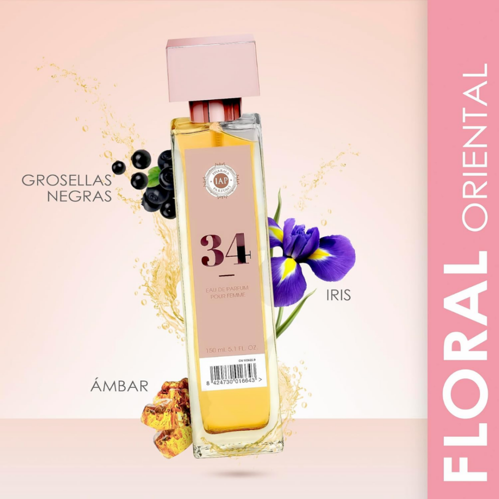 IAP PHARMA PARFUMS Nº34EAU DE PARFUM VAPORISATEUR FEMMES150 ML (1)