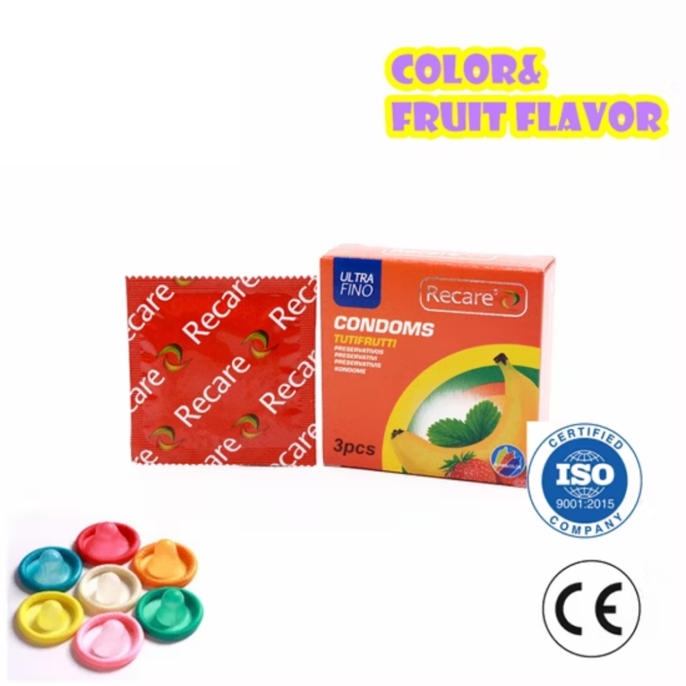 Recare preservatif fruit condom boîte 3