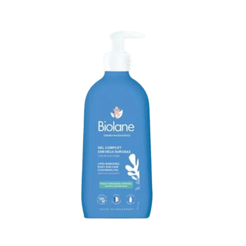 BIOLANE GEL CORPS ET CHEVEUX SURGRAS 350ML