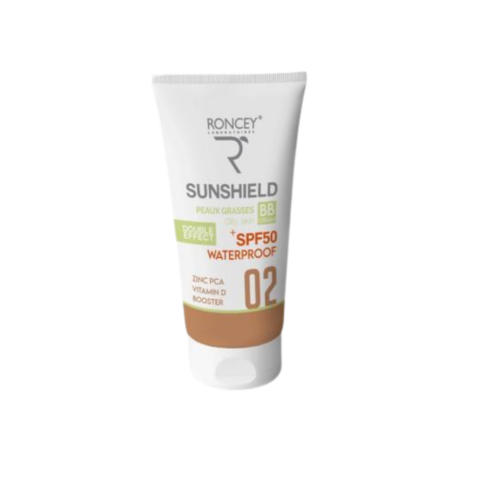 RONCEY ECRAN SUNSHIELD WATERPROOF SPF50+ TEINTE 02 50ML
