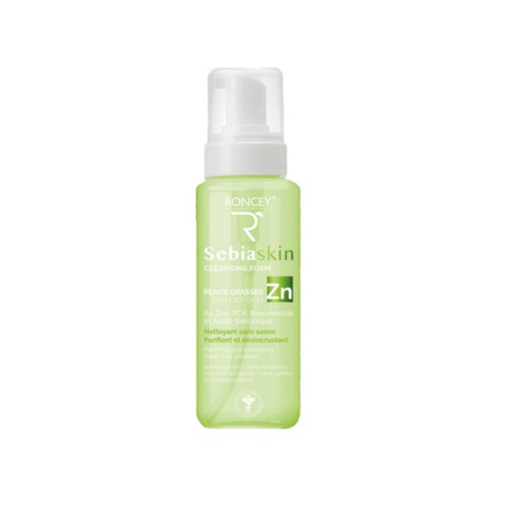 RONCEY SEBIASKIN MOUSSE NETTOYANTE ECLAIRCISSANTE PEAUX GRASSES 150ML