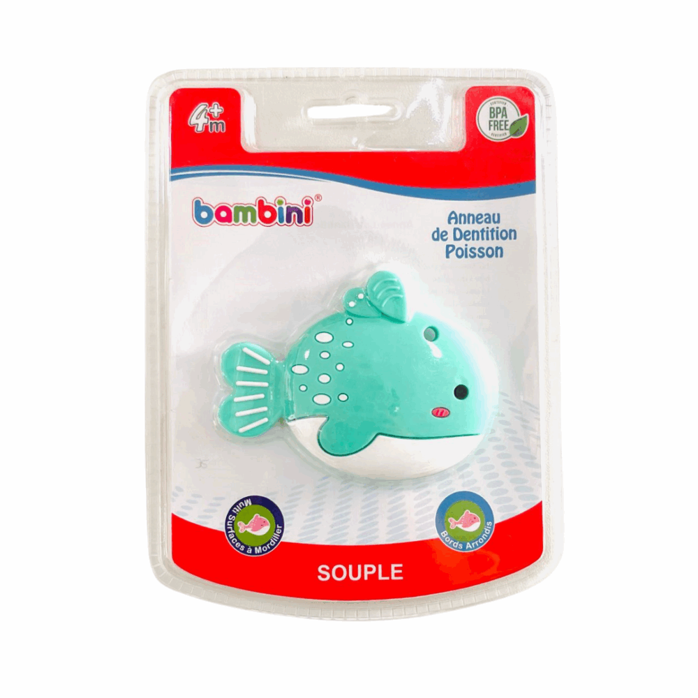 BAMBINI ANNEAU DE DENTITION REF POISSON 487