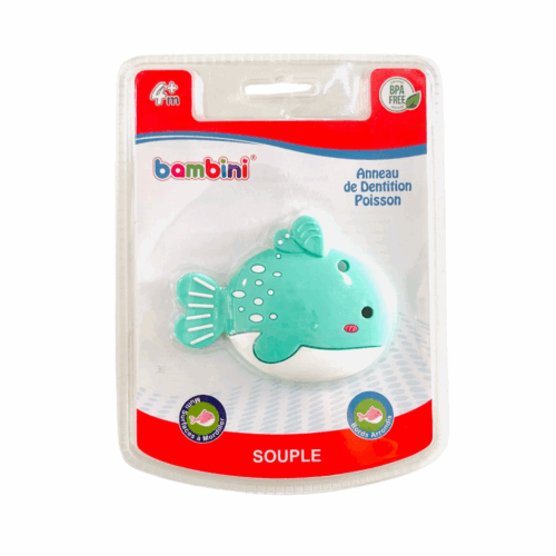 BAMBINI ANNEAU DE DENTITION REF POISSON 487
