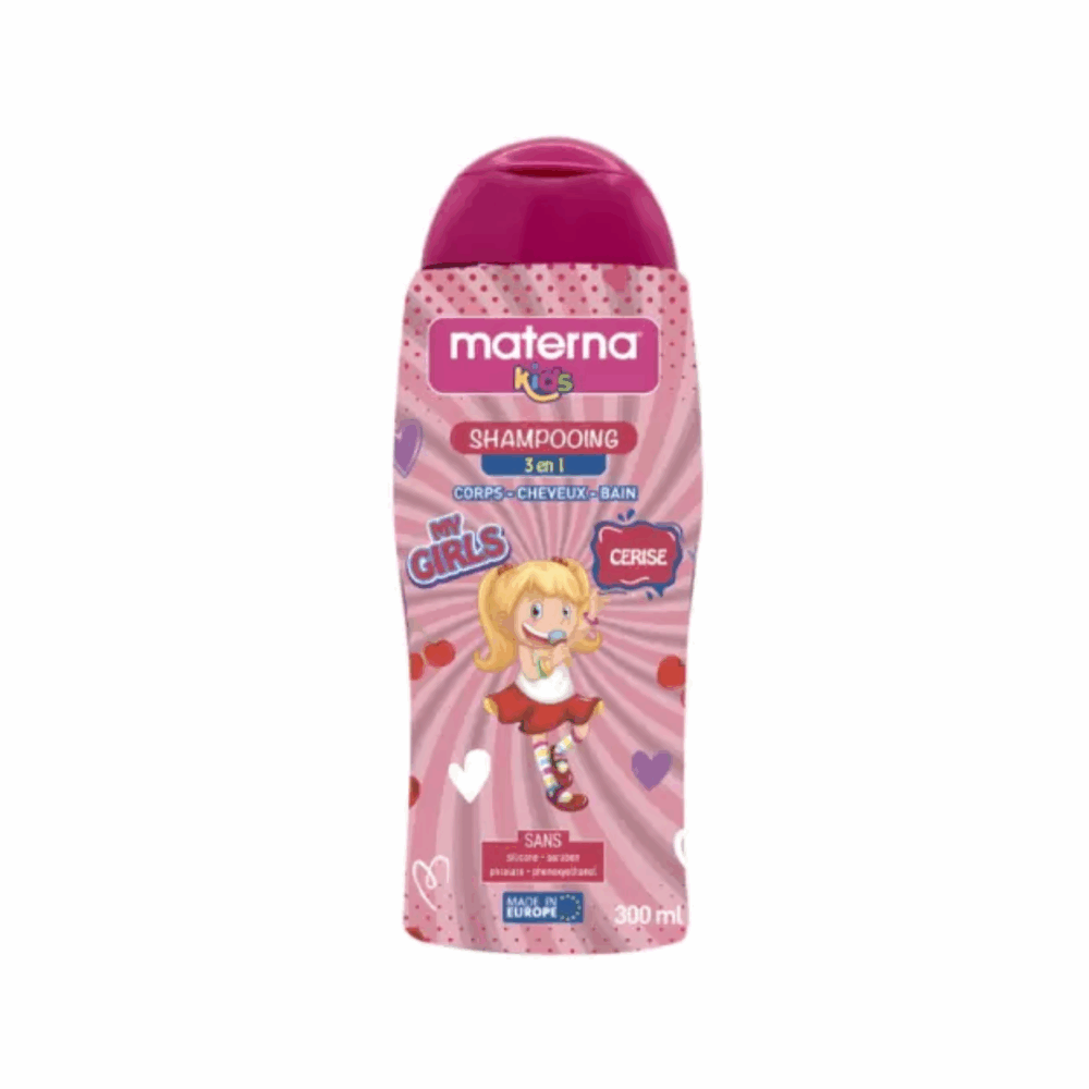 MATERNA SHAMPOOING 3EN1 KIDS CERISE 300ML