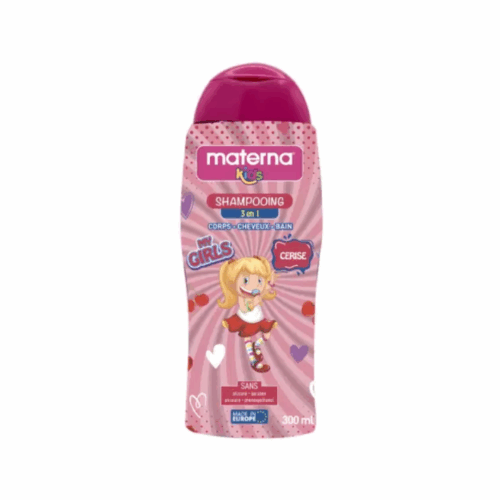 MATERNA SHAMPOOING 3EN1 KIDS CERISE 300ML