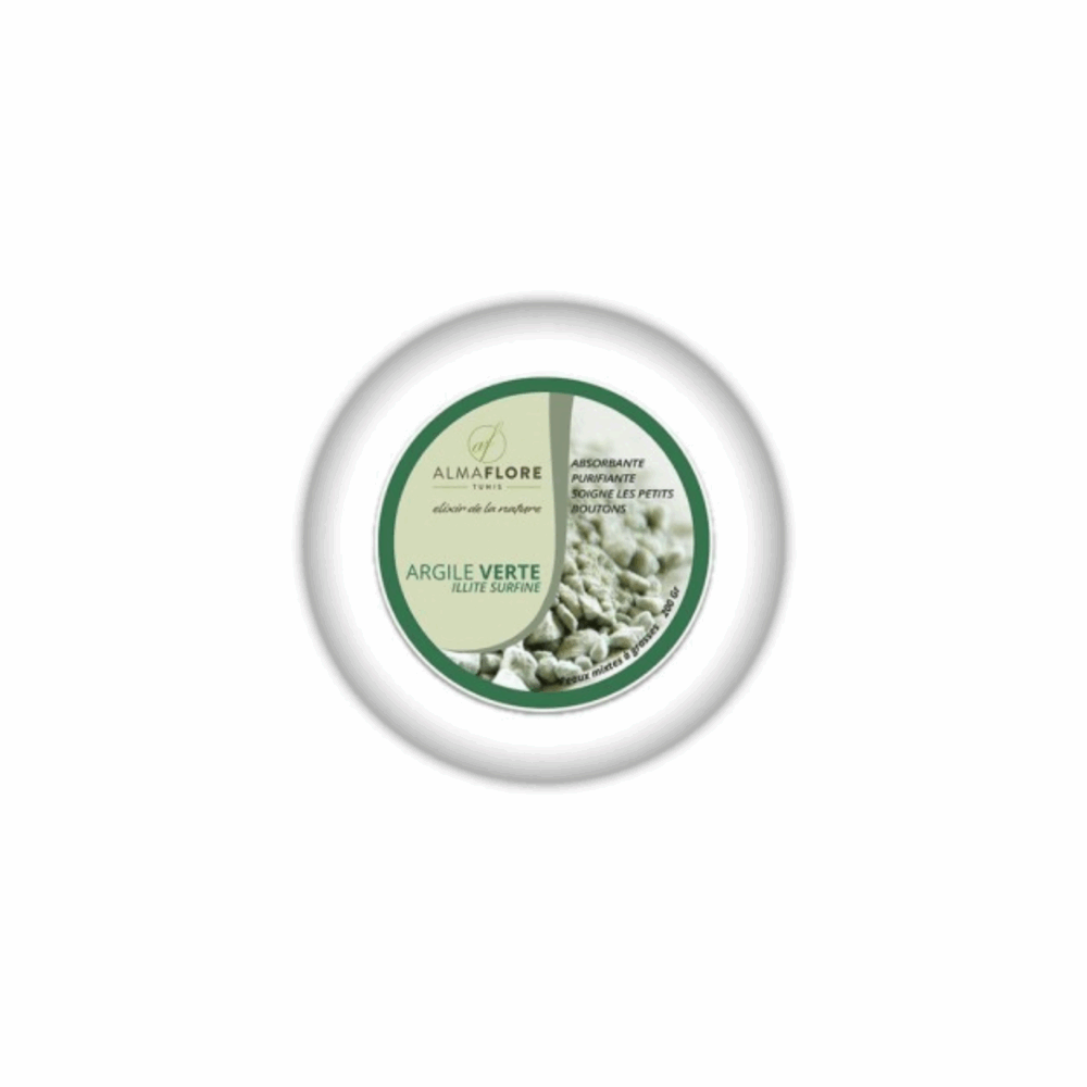 ALMAFLORE ARGILE VERTE SURFINE 200GR