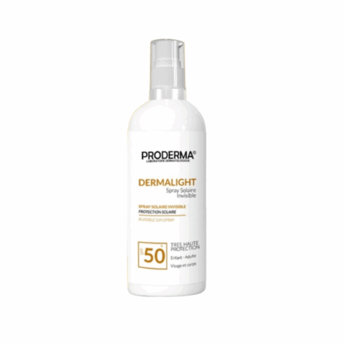 PRODERMA DERMALIGHT - SPRAY SOLAIRE INVISIBLE SPF50+ 220 ML