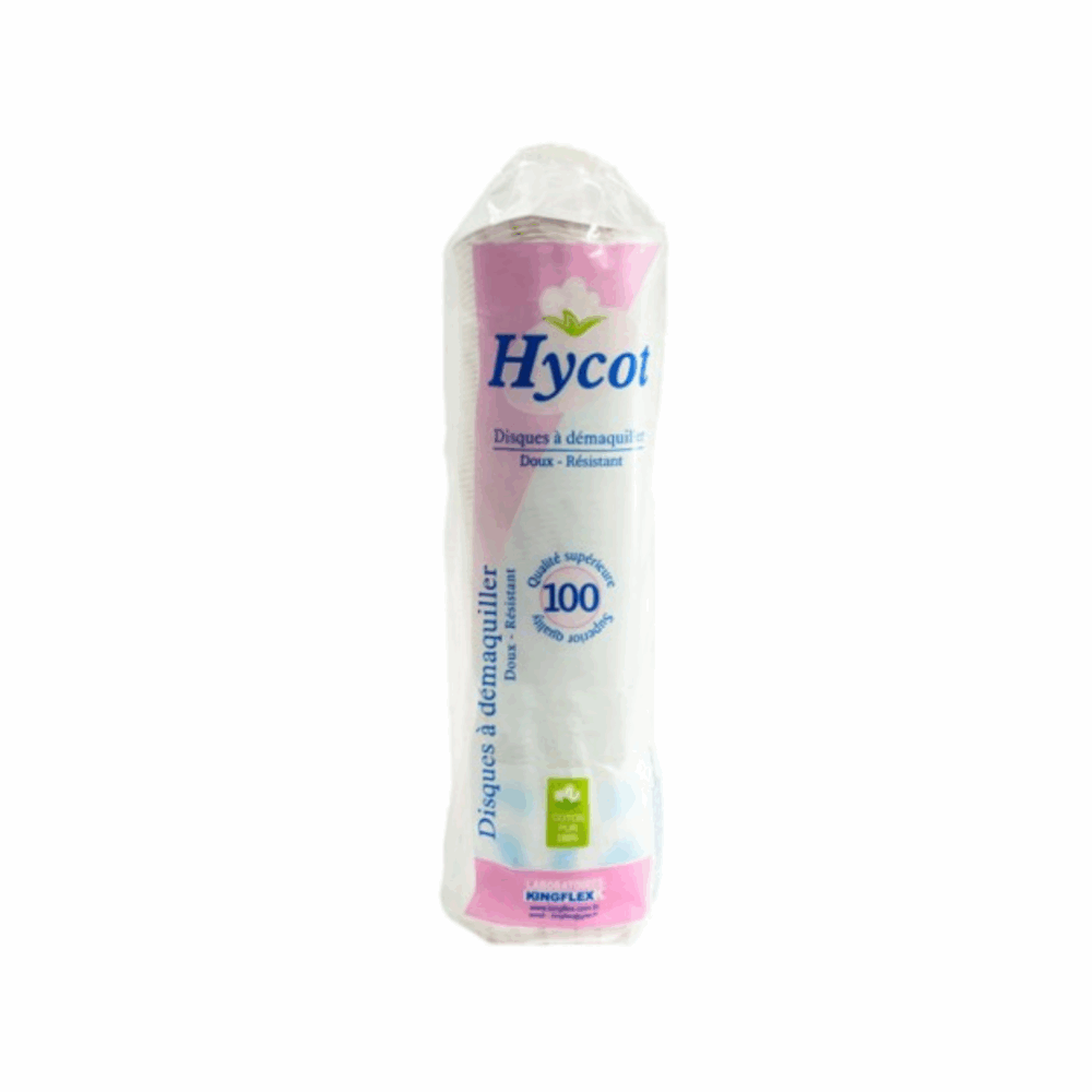 HYCOT DISQUES A DEMAQUILLER 100 DISQUES