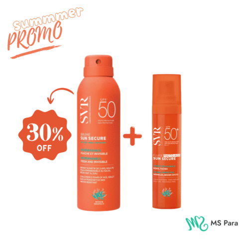 SVR PACK SUN SECURE Brume (-30%) +Svr sun secure photo-age SPF50+