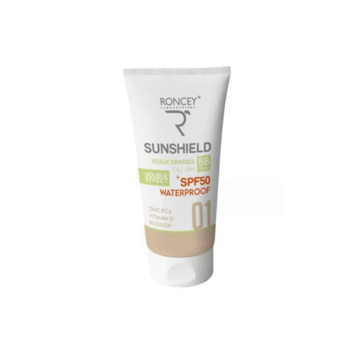 RONCEY ECRAN SUNSHIELD WATERPROOF SPF50+ TEINTE 01 PEAU GRASSE 50ML