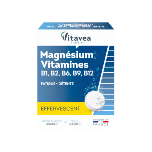 VITAVEA MAGNESIUM VITAMINES B1 B2 B6 B9 B12, 24 COMPRIMES EFFERVESCEN